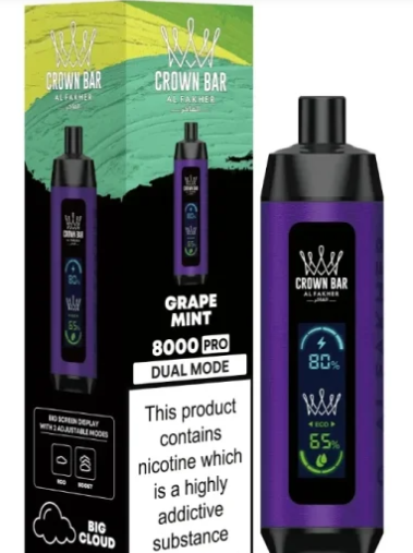 AL FAKHER CROWN BAR 8000 PRO DUAL MODE DISPOSABLE